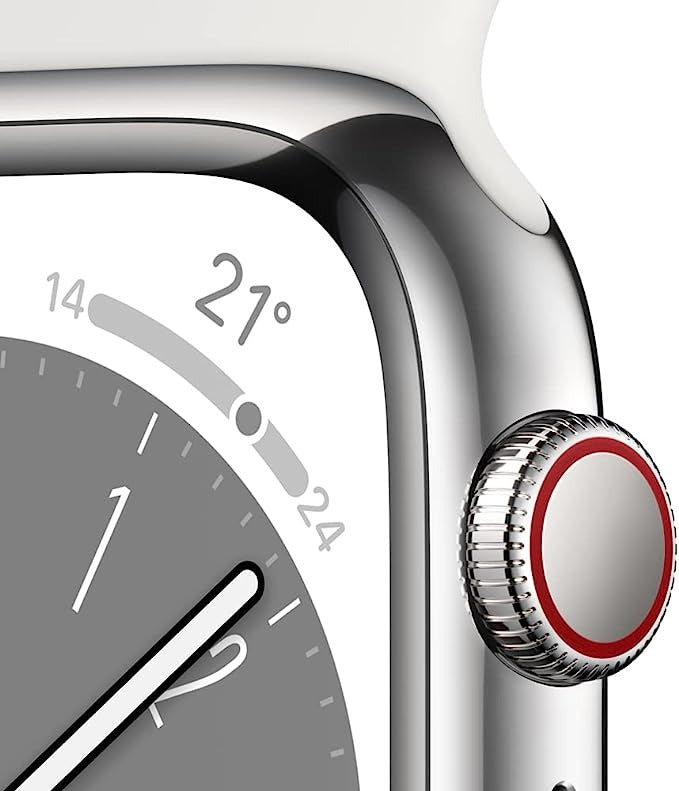 Apple Watch Series 8 , Smartwatch  de alumínio – 45 mm • Pulseira esportiva